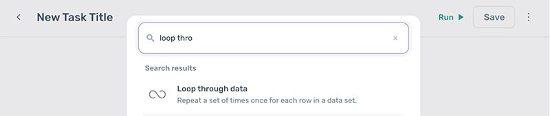 axiom.ai find loop step in finder