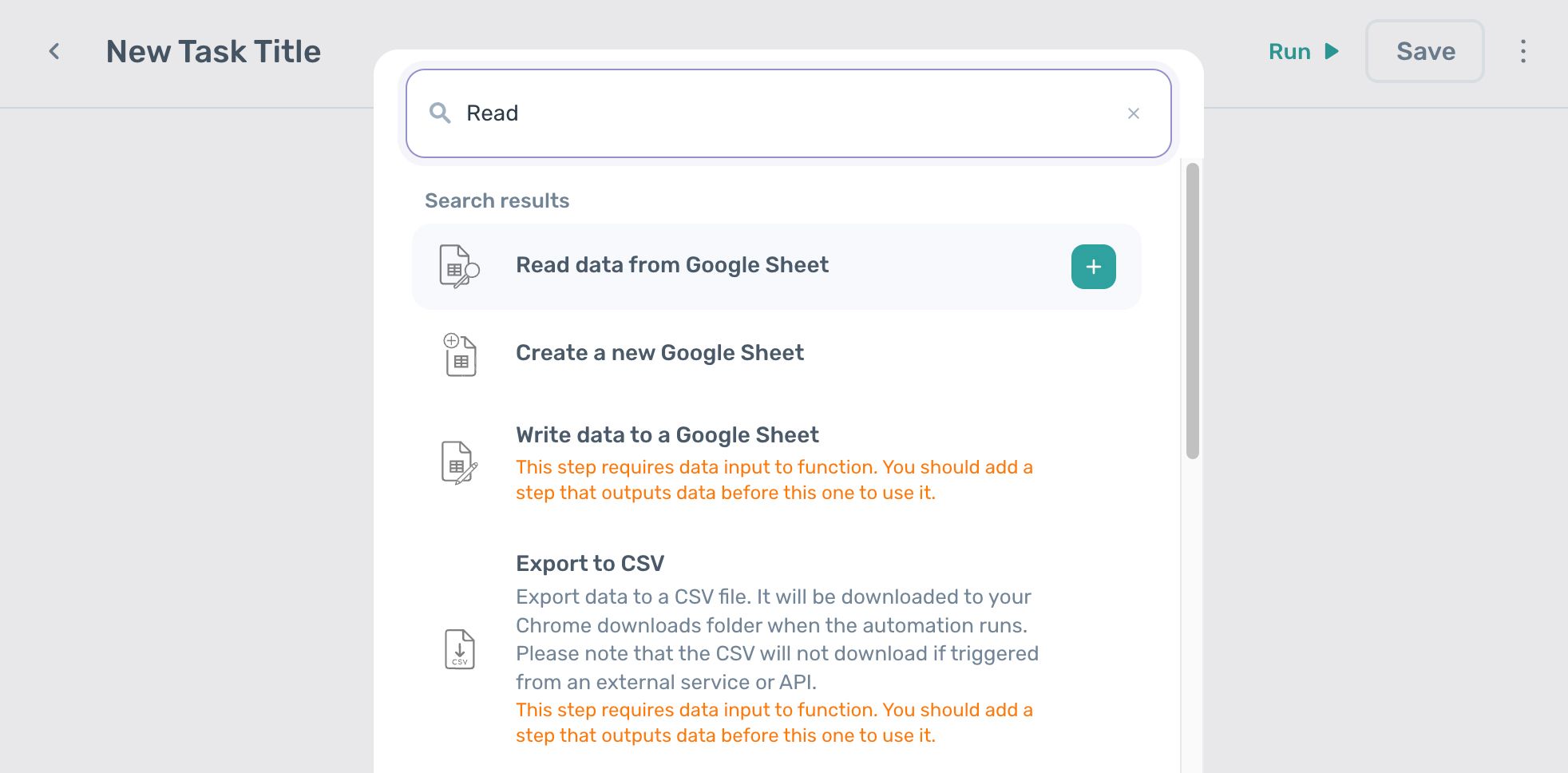 axiom.ai adding a step