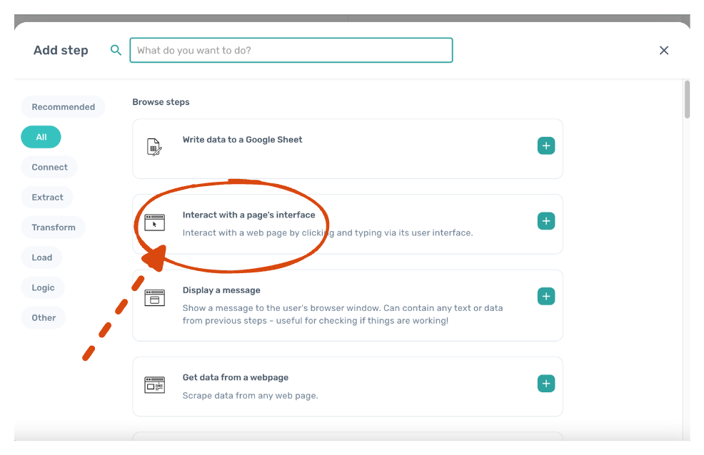 Use axiom.ai's interact step to automate creating an amazon post
