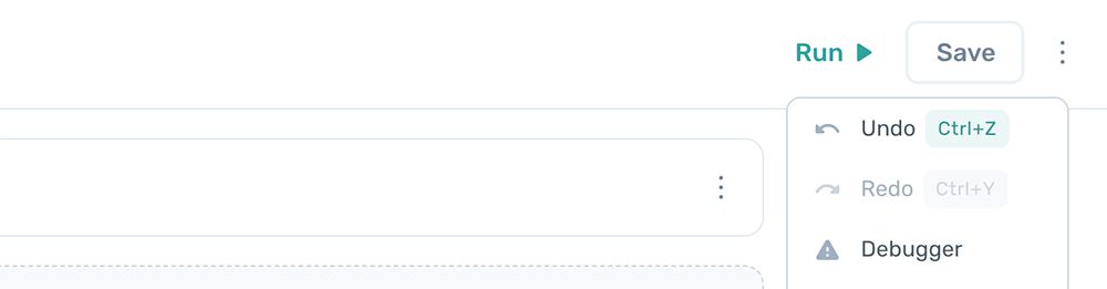 Undo and redo controls in the axiom.ai Builder