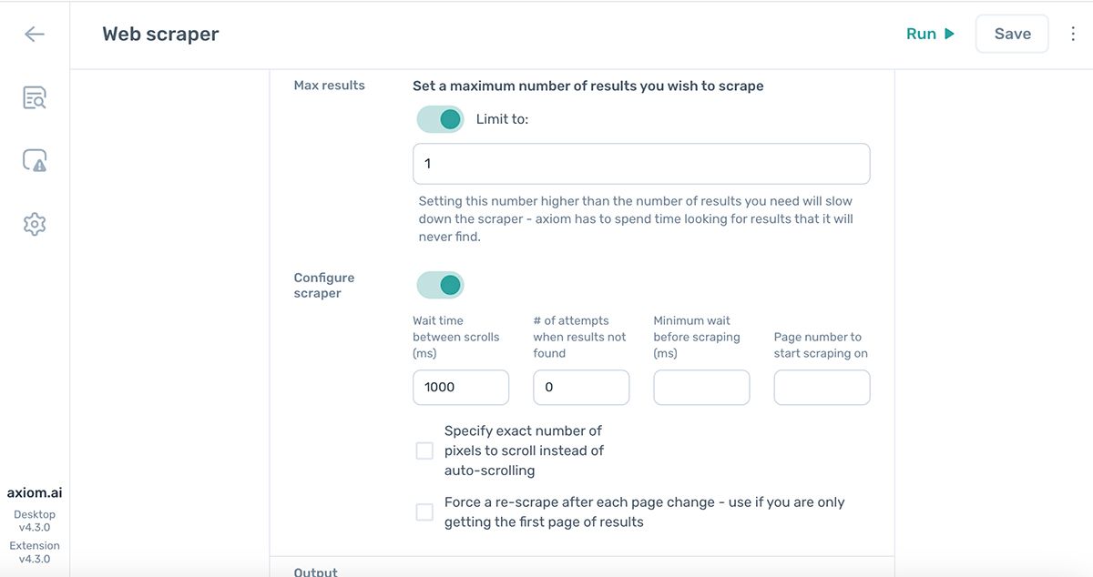The Get data from a URL step added to an automation in the axiom.ai Builder