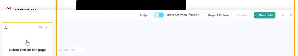 iframe support in selector tool - axiom.ai