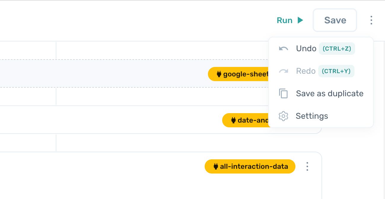 Made a mistake, undo a new feature in axiom.ai
