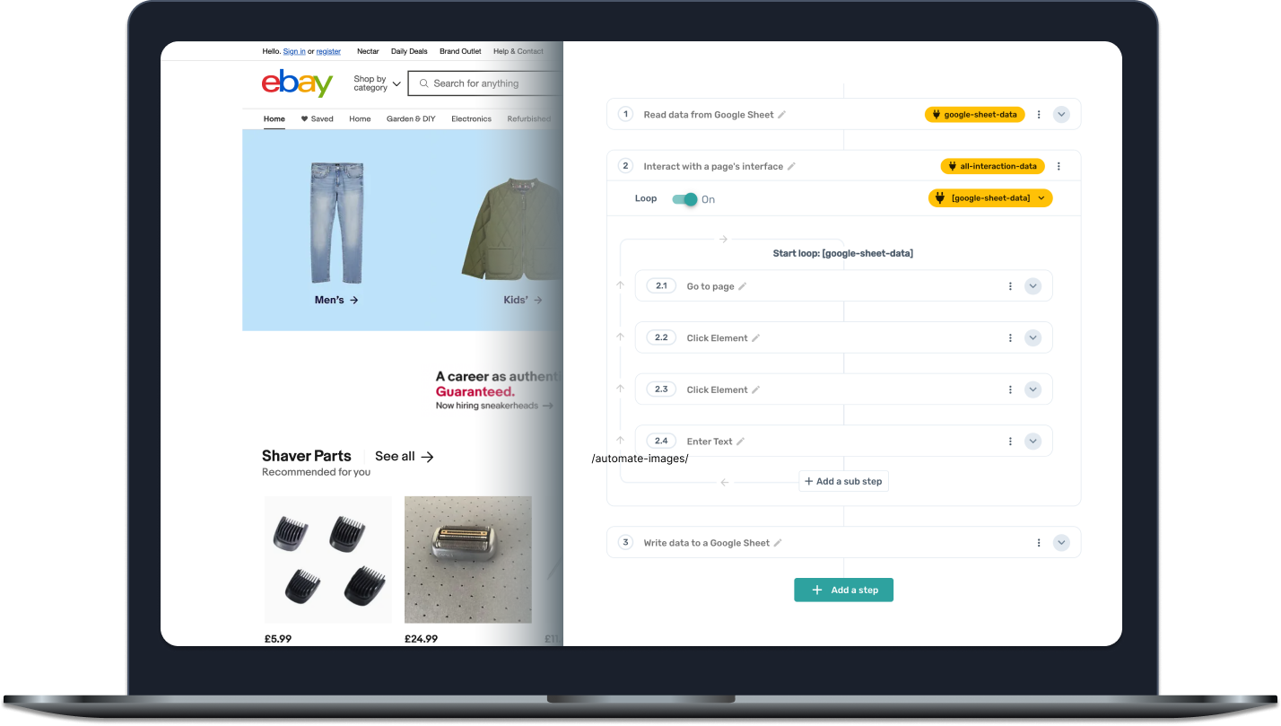 Build wbescapers within minutes to scrape data from ebay
