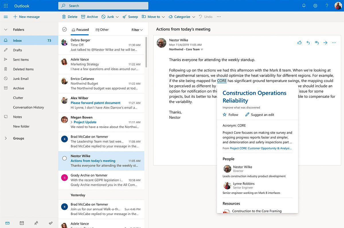 Microsoft outlook being automated with axiom.ai no-code browser automation tool