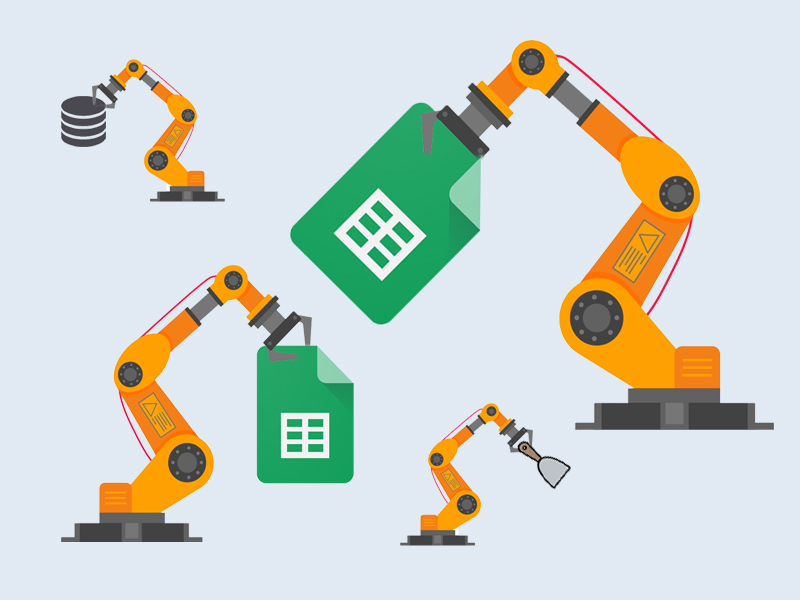 How to automate data entry from a google sheet