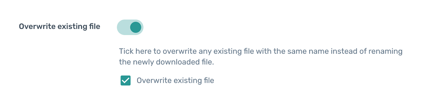 Axiom.ai Overwrite files instead of renaming
